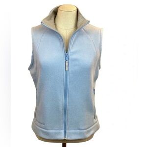 Columbia Light Blue Fleece Vest